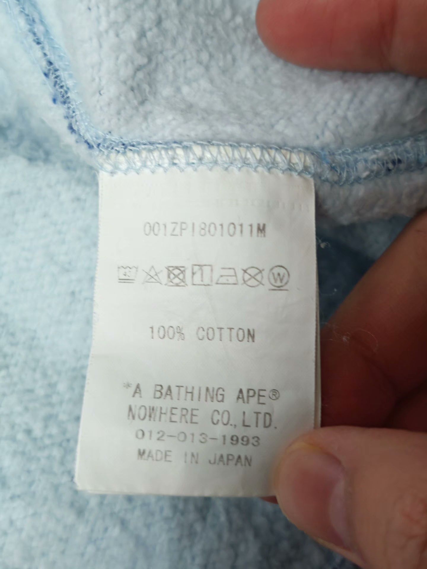 Bape Bape Blue Light Jacket XL Men Size US XL / EU 56 / 4 - 5 Thumbnail