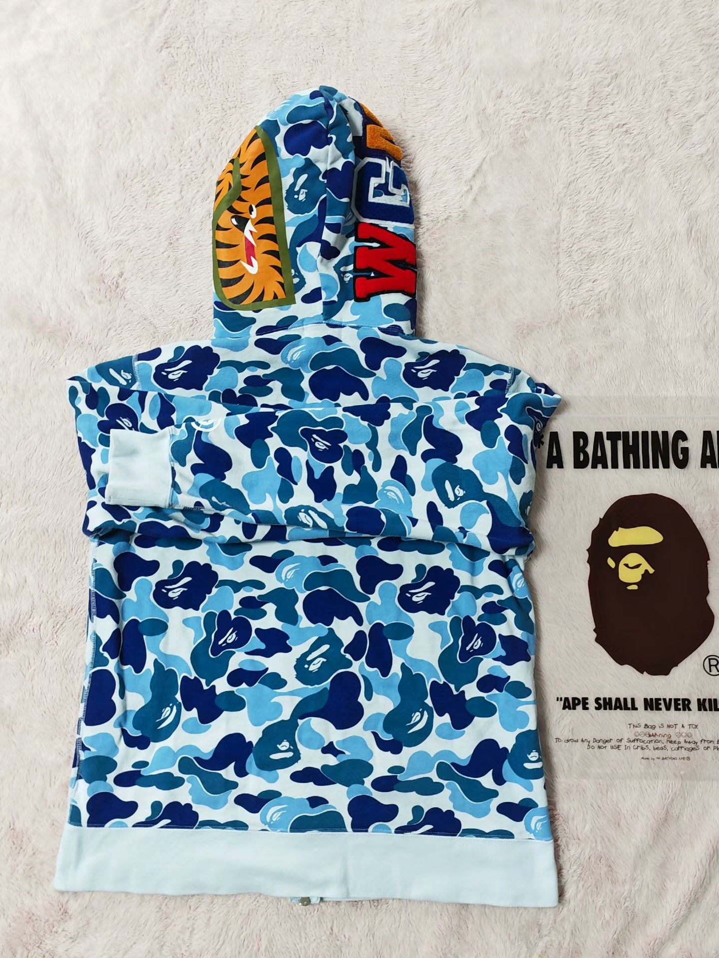 Bape Bape Blue Light Jacket XL Men Size US XL / EU 56 / 4 - 2 Thumbnail