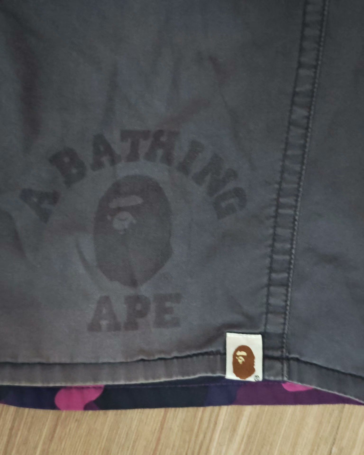 Bape Bape Retro Camo Purple Shorts L Men Size US 34 / EU 50 - 5 Thumbnail