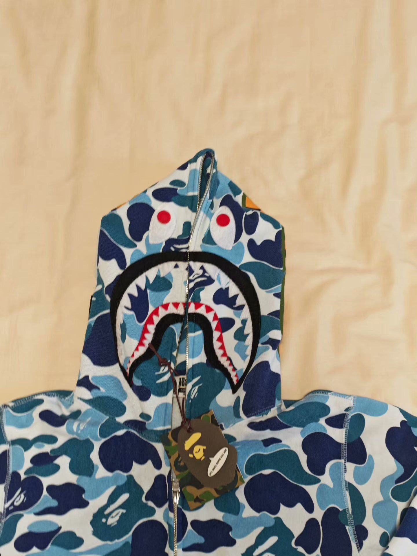 Bape Bape Blue Hoodie XL Men Size US XL / EU 56 / 4 - 3 Thumbnail