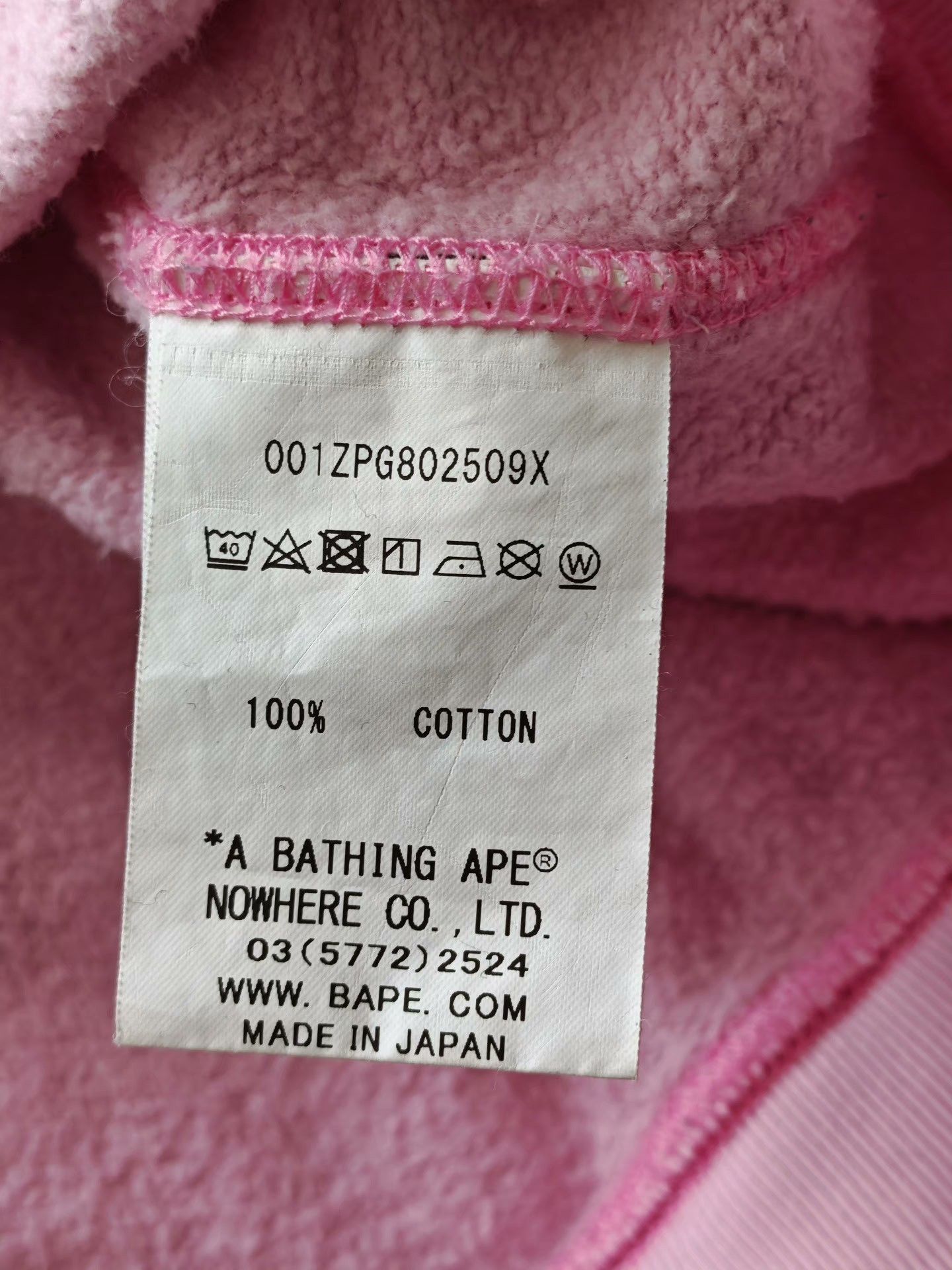 Bape Bape Pink Hoodie S Men Size US S / EU 44-46 / 1 - 6 Thumbnail