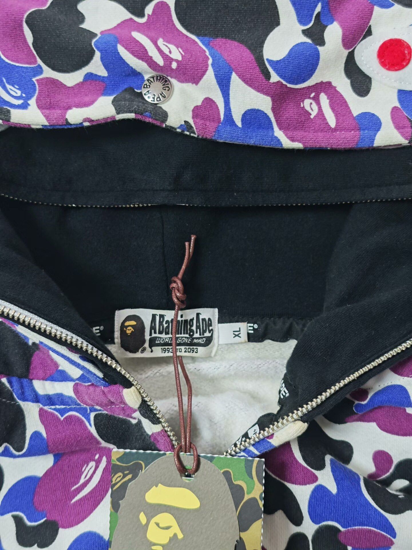 Bape Bape Multi Hoodie XL Men Size US XL / EU 56 / 4 - 6 Thumbnail