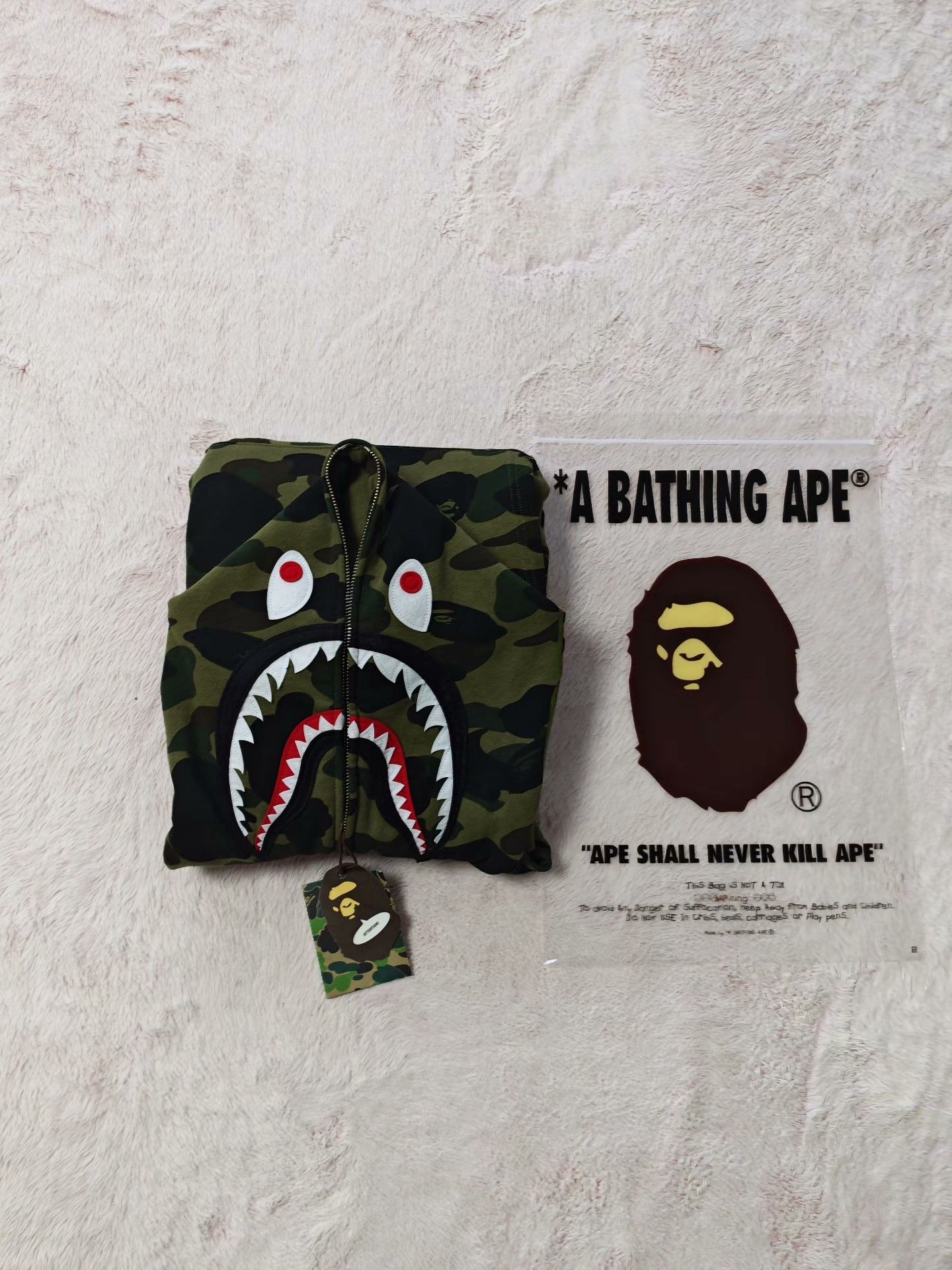 Bape Bape Green Light Jacket XXL Men Size US XXL / EU 58 / 5 - 7 Thumbnail