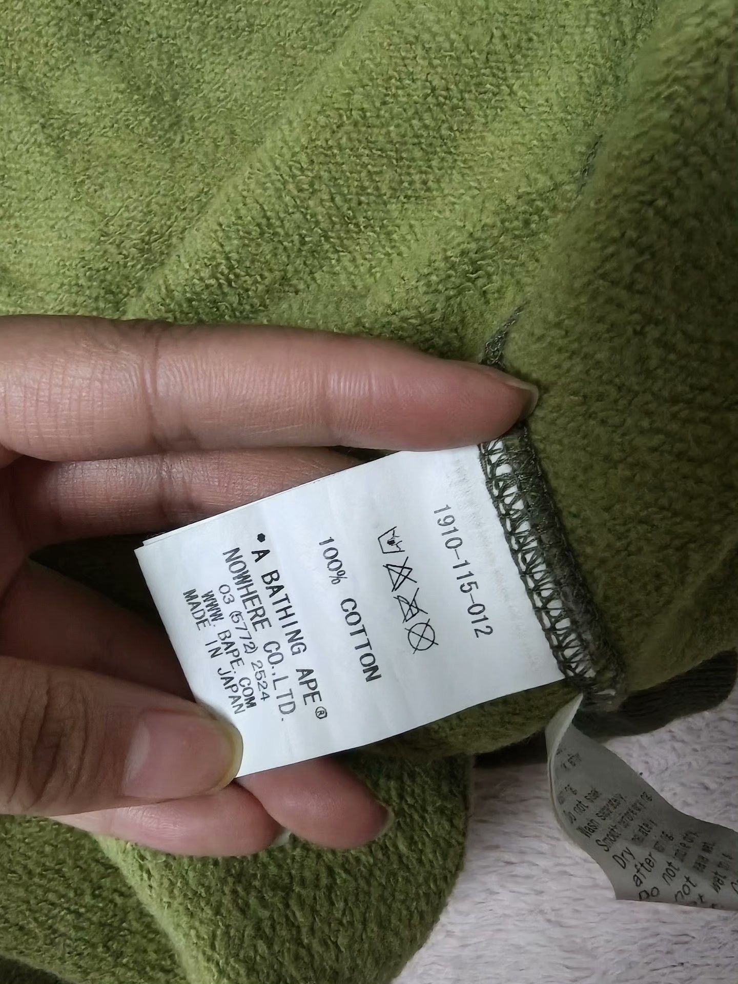 Bape Bape Green Hoodie L Men Size US L / EU 52-54 / 3 - 4 Thumbnail