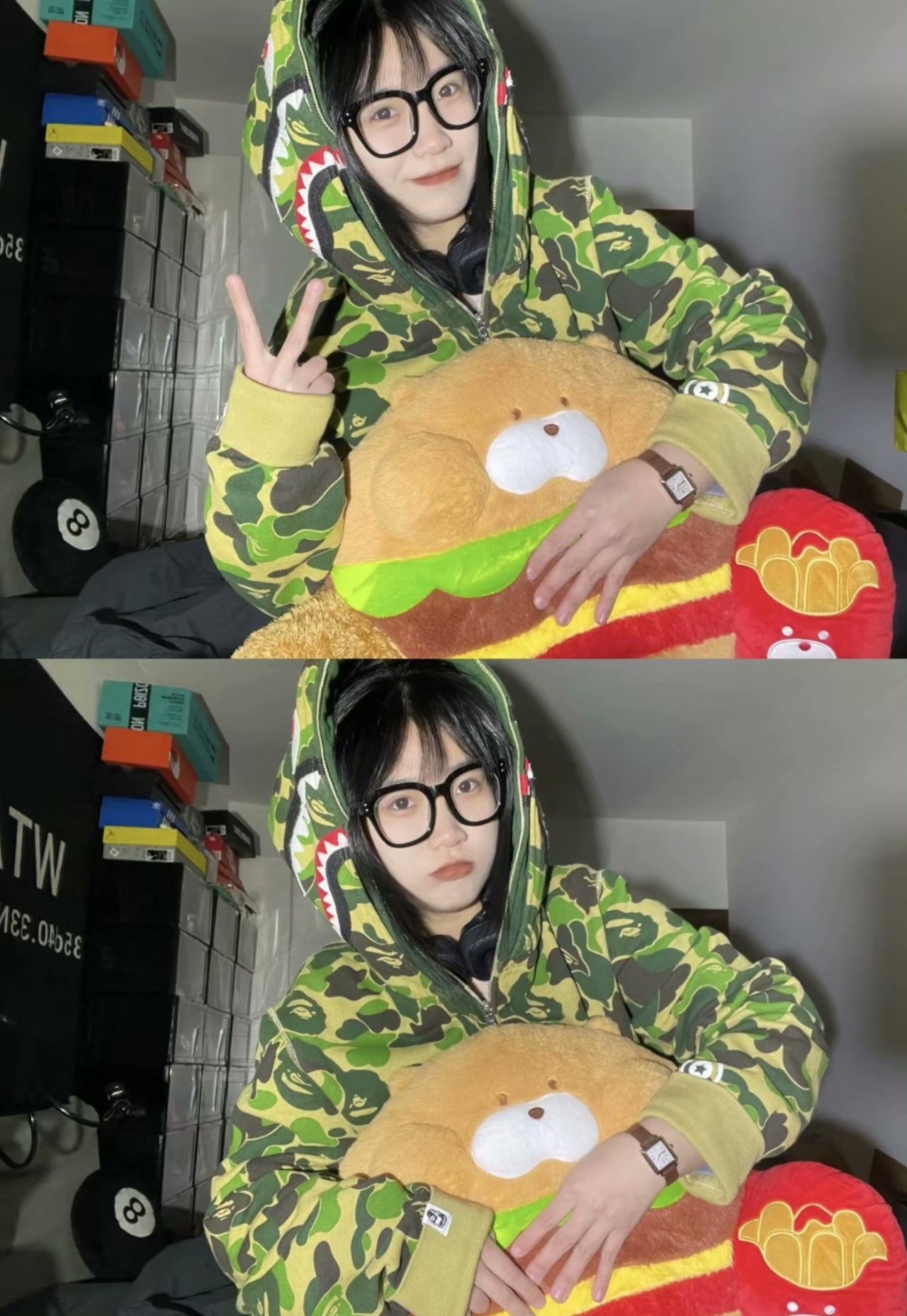 Bape Bape Green Hoodie M Men Size US M / EU 48-50 / 2 - 7 Thumbnail