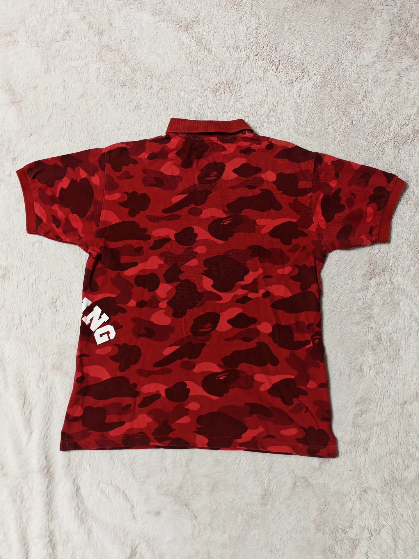 Bape Bape Red Polo L Men Size US L / EU 52-54 / 3 - 2 Thumbnail
