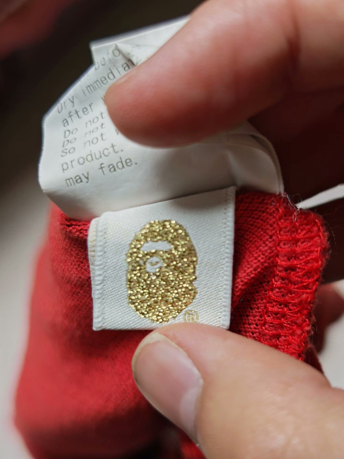 Bape Bape Red Polo L Men Size US L / EU 52-54 / 3 - 6 Thumbnail