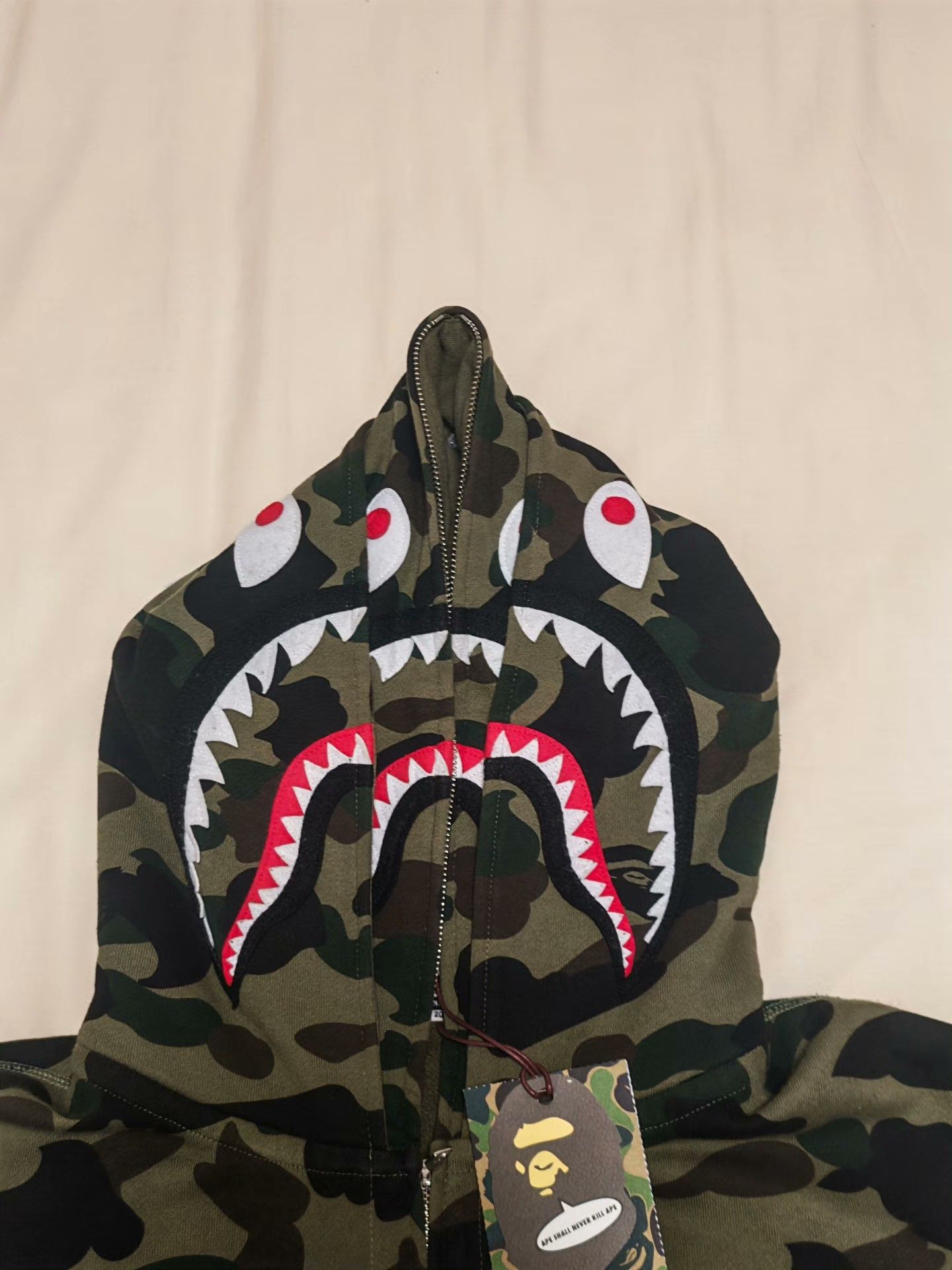 Bape Bape Green Hoodie 25 Men Size US XS / EU 42 / 0 - 3 Thumbnail