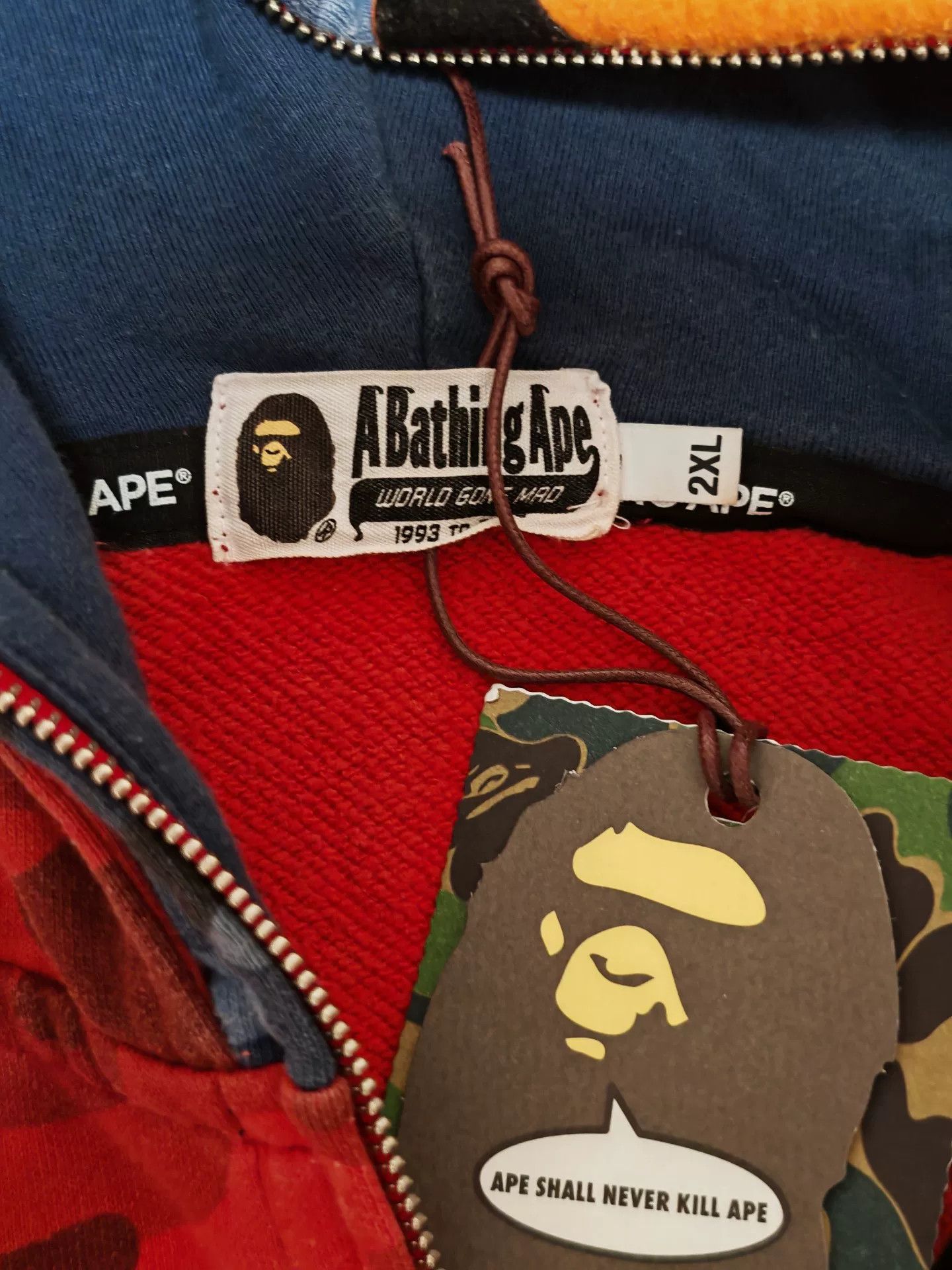 Bape Bape Red Light Jacket XXL Men Size US XXL / EU 58 / 5 - 6 Thumbnail