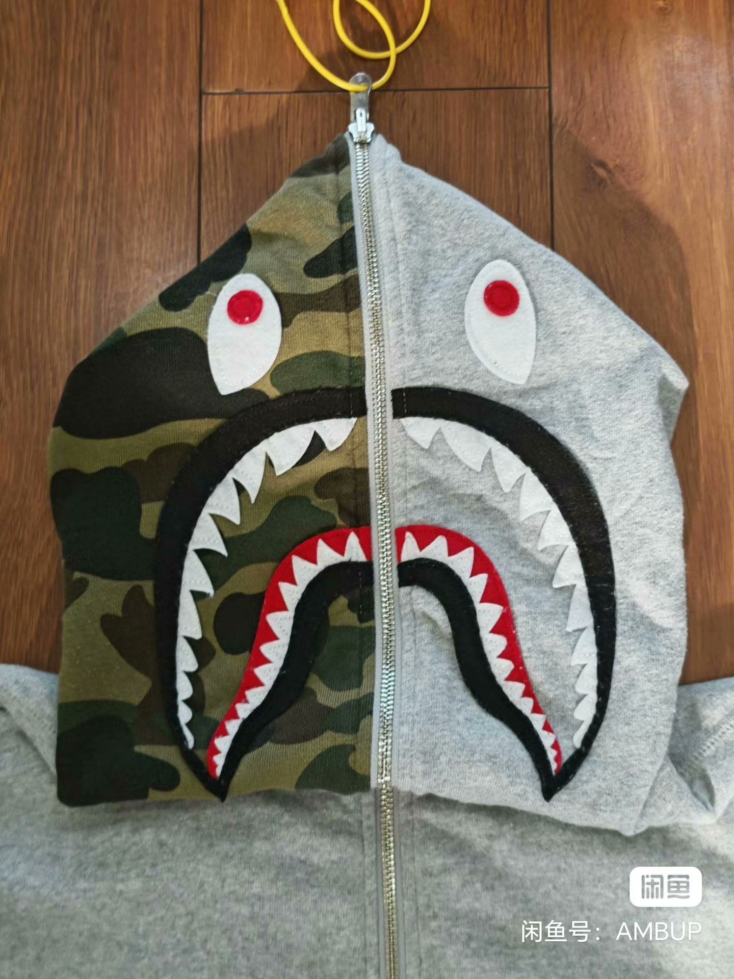 Bape Bape Camo Gray Hoodie L Men Size US L / EU 52-54 / 3 - 5 Thumbnail
