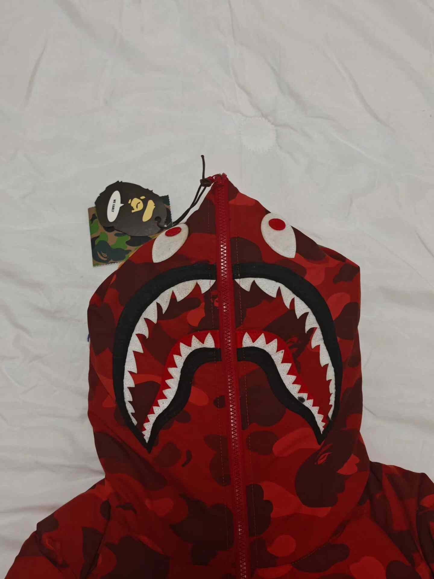 Bape Bape Red Heavy Coat L Men Size US L / EU 52-54 / 3 - 6 Thumbnail