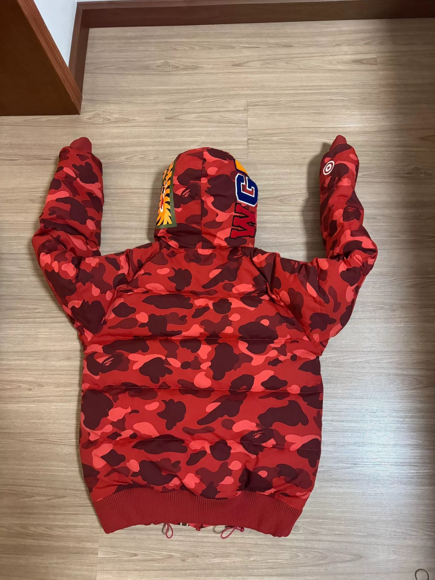 Bape Bape Shark Camo Black Heavy Coat L Men Size US L / EU 52-54 / 3 - 2 Thumbnail