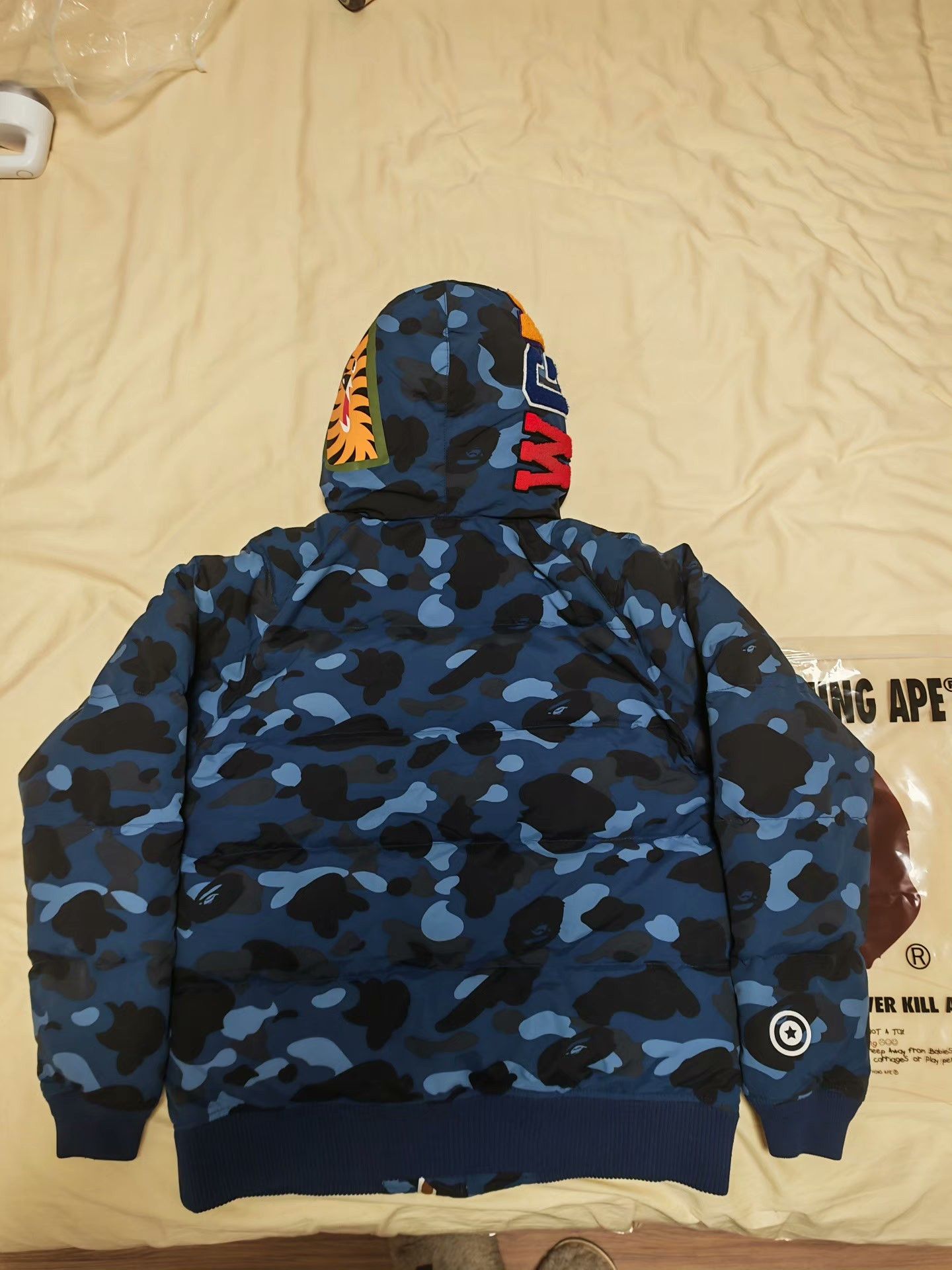 Bape Bape Blue Heavy Coat XL Men Size US XL / EU 56 / 4 - 2 Thumbnail
