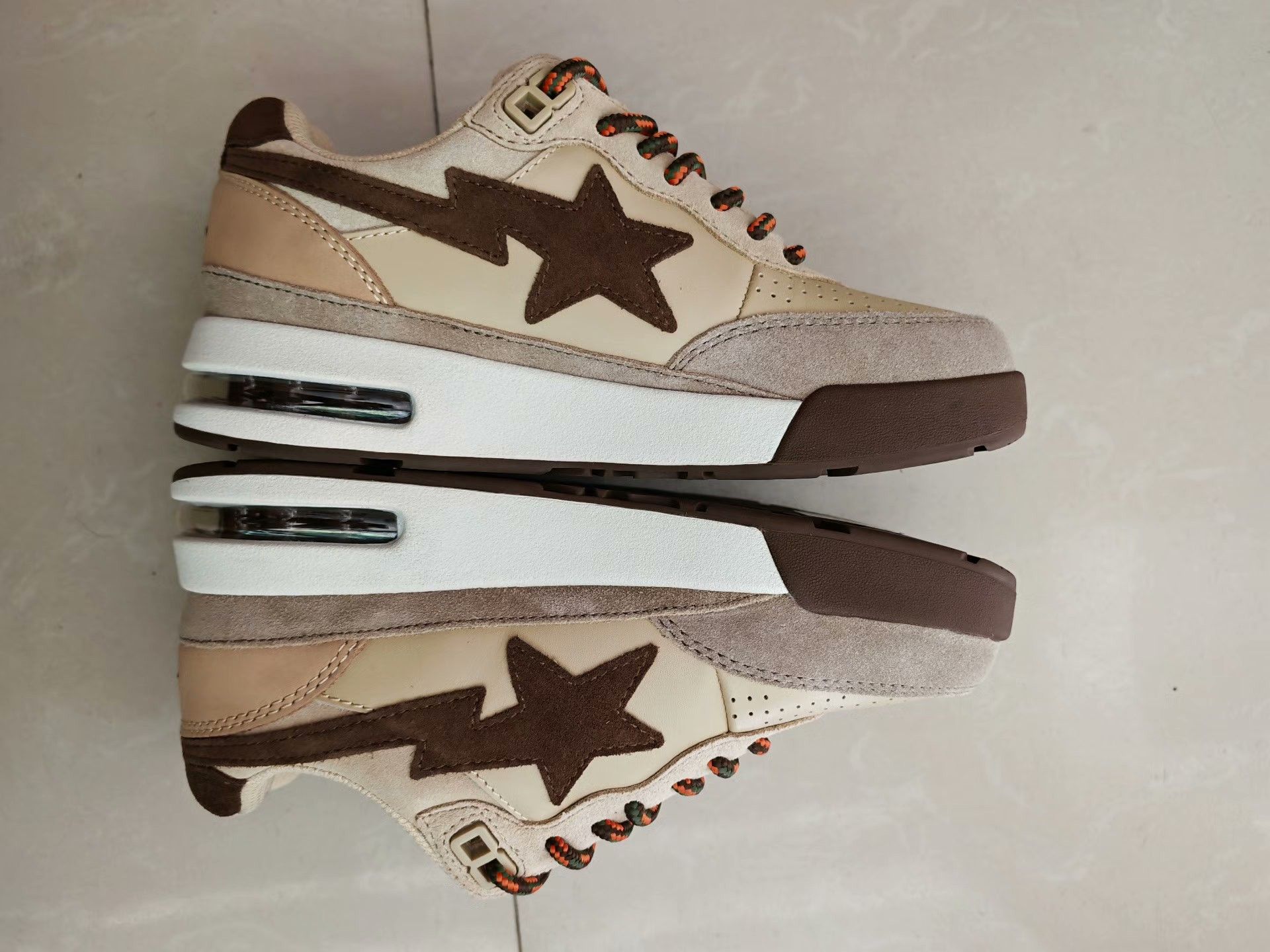 Bape Bape Patchwork Multi Lowtop Sneakers 5 Men Size US 5 / EU 37 - 5 Thumbnail