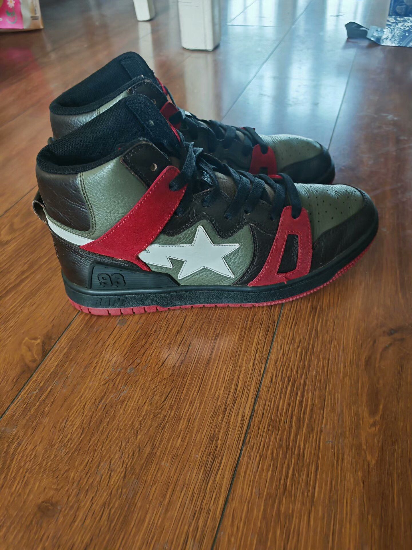 Bape Bape Brown Hitop Sneakers 9 Men Size US 9 / EU 42 - 3 Thumbnail