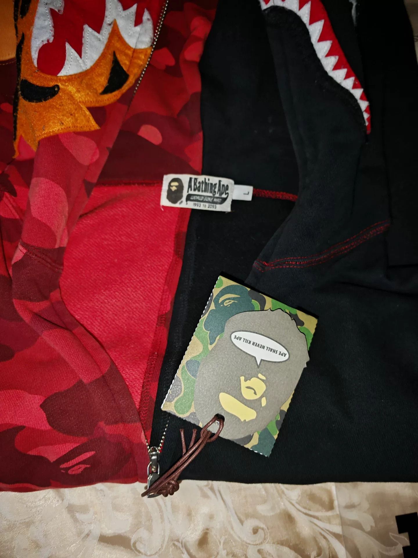 Bape Bape Red Light Jacket L Men Size US L / EU 52-54 / 3 - 6 Thumbnail