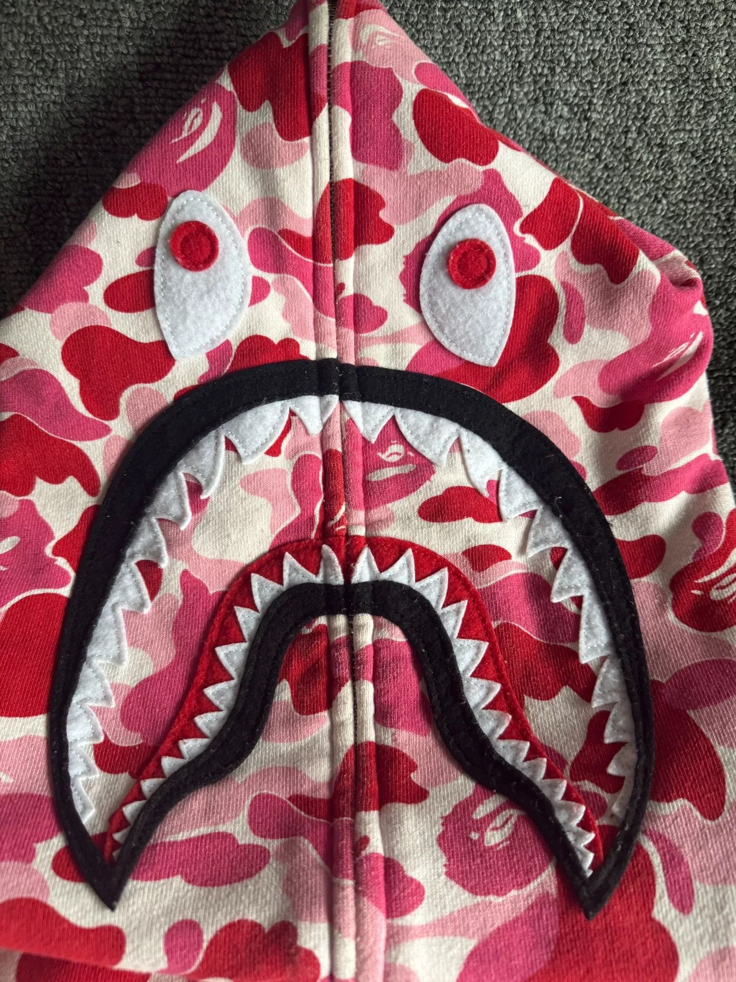 Bape Bape Shark Camo Black Light Jacket XL Men Size US XL / EU 56 / 4 - 3 Thumbnail