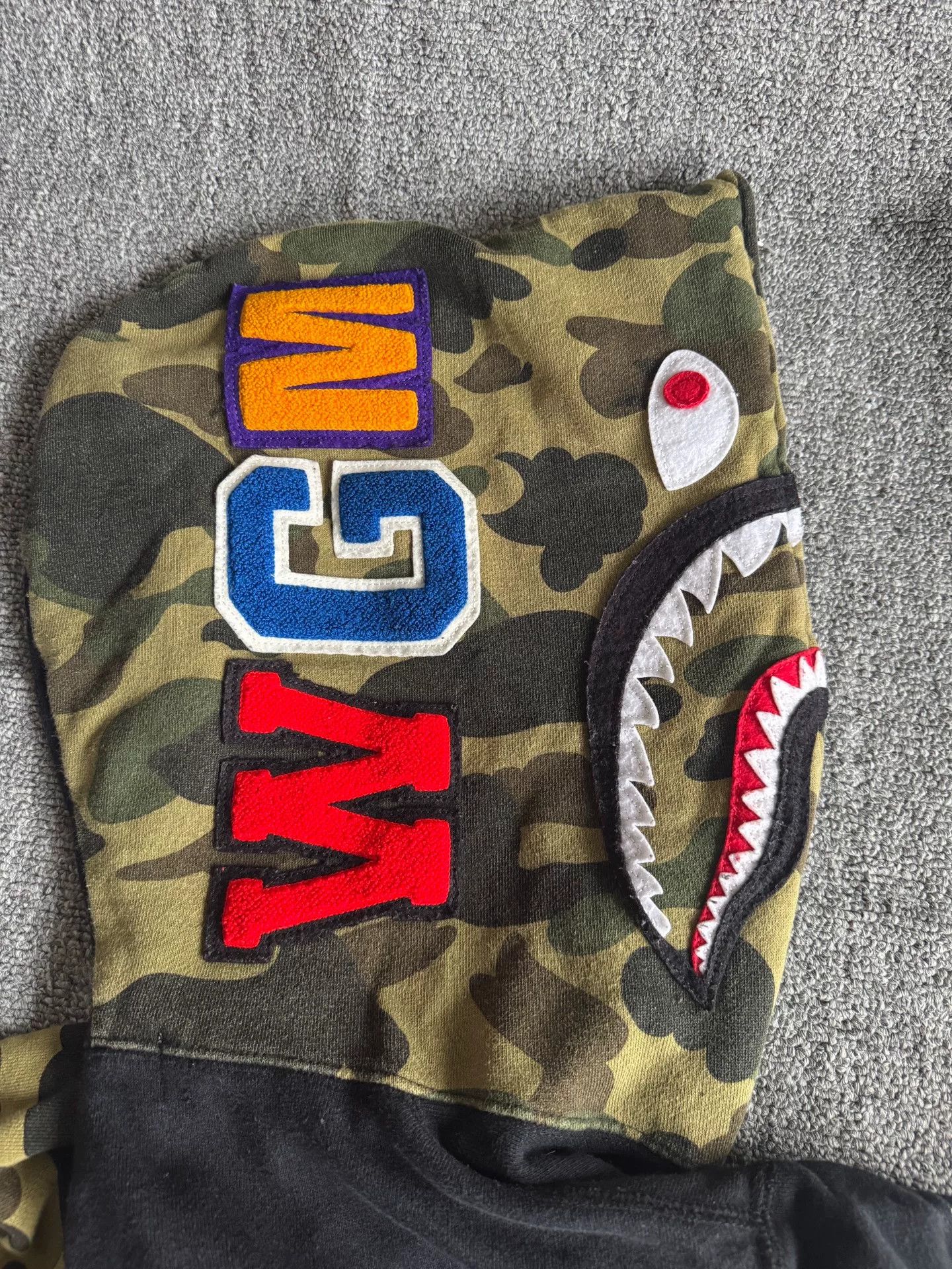 Bape Bape Shark Black Light Jacket L Men Size US L / EU 52-54 / 3 - 3 Thumbnail