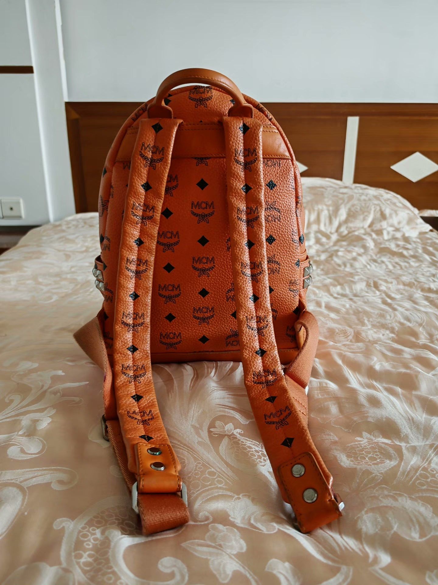 Hermes Hermes Orange Backpack 2XL Women Size ONE SIZE - 2 Thumbnail