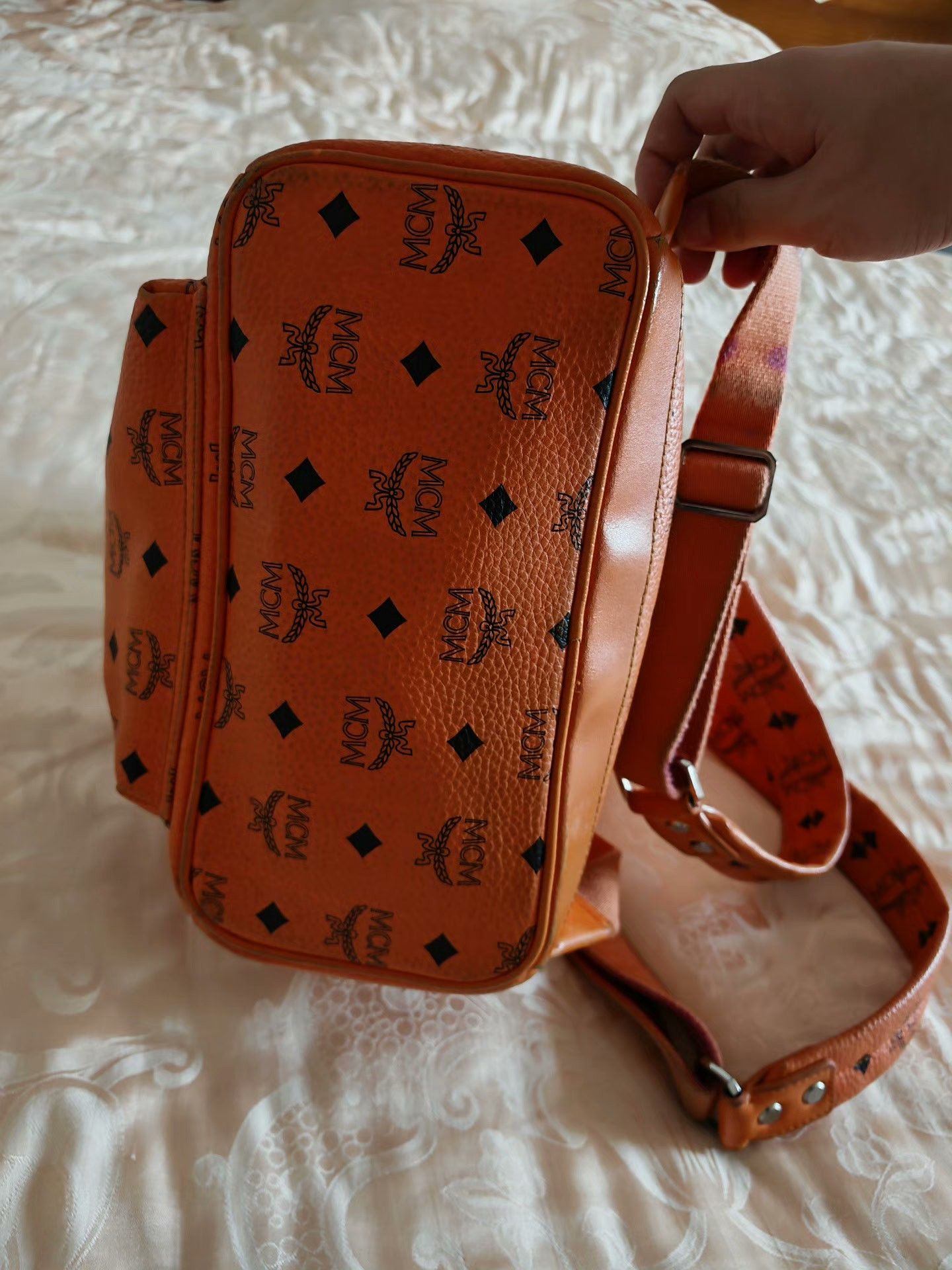 Hermes Hermes Orange Backpack 2XL Women Size ONE SIZE - 5 Thumbnail