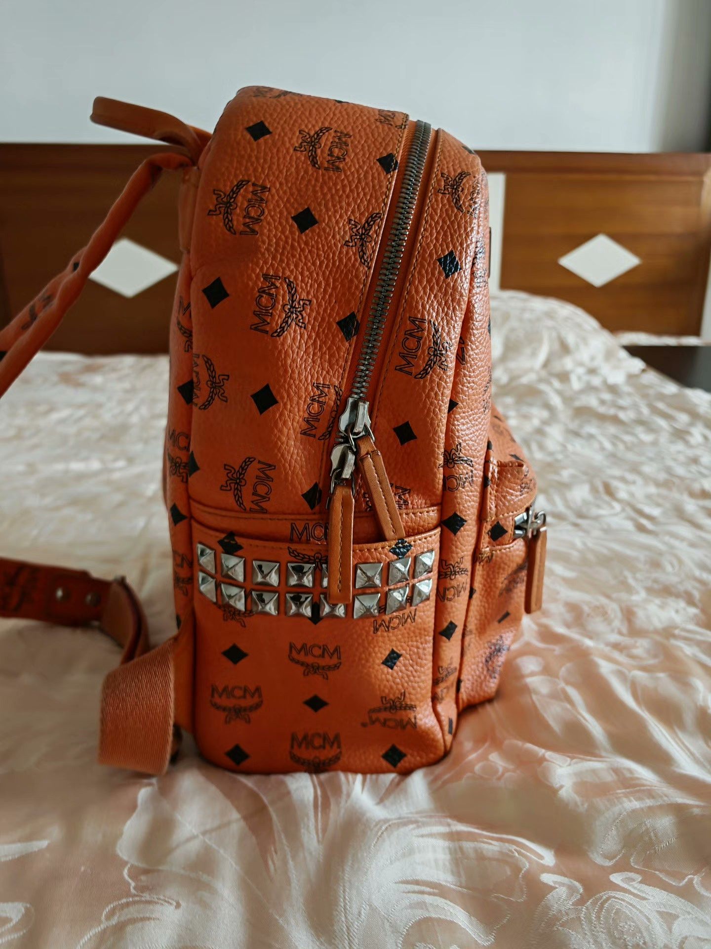 Hermes Hermes Orange Backpack 2XL Women Size ONE SIZE - 3 Thumbnail