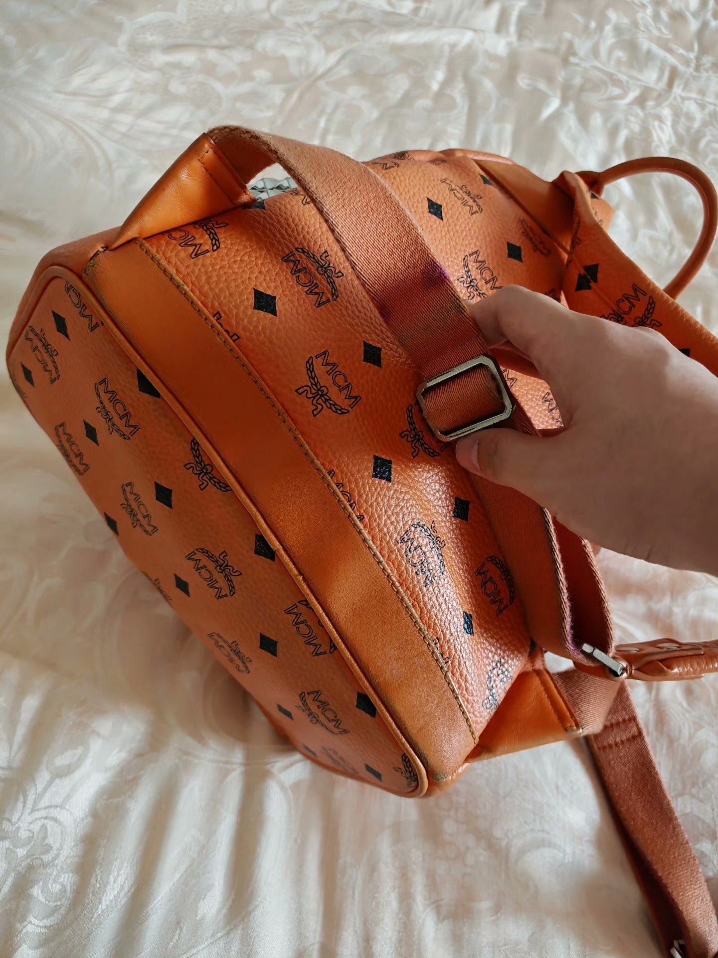 Hermes Hermes Orange Backpack 2XL Women Size ONE SIZE - 6 Thumbnail