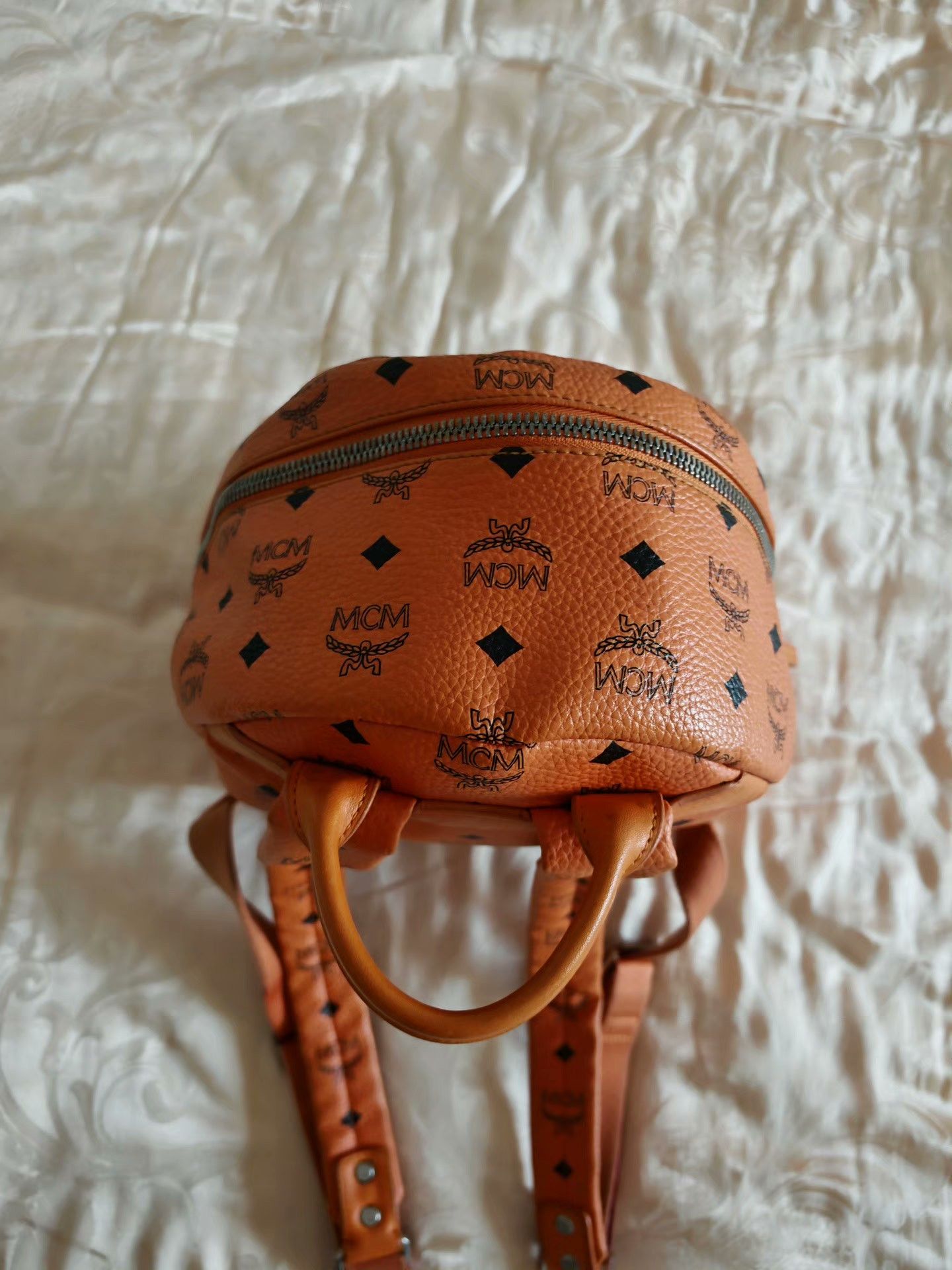 Hermes Hermes Orange Backpack 2XL Women Size ONE SIZE - 4 Thumbnail