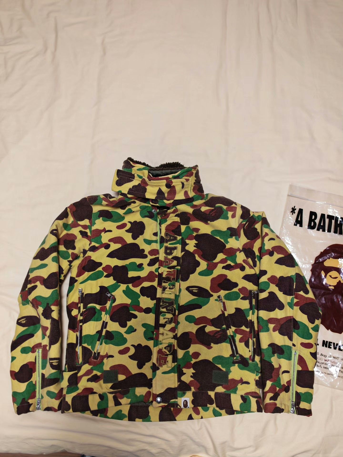 Bape Bape Yellow Light Jacket M Men Size US M / EU 48-50 / 2 - 2 Thumbnail