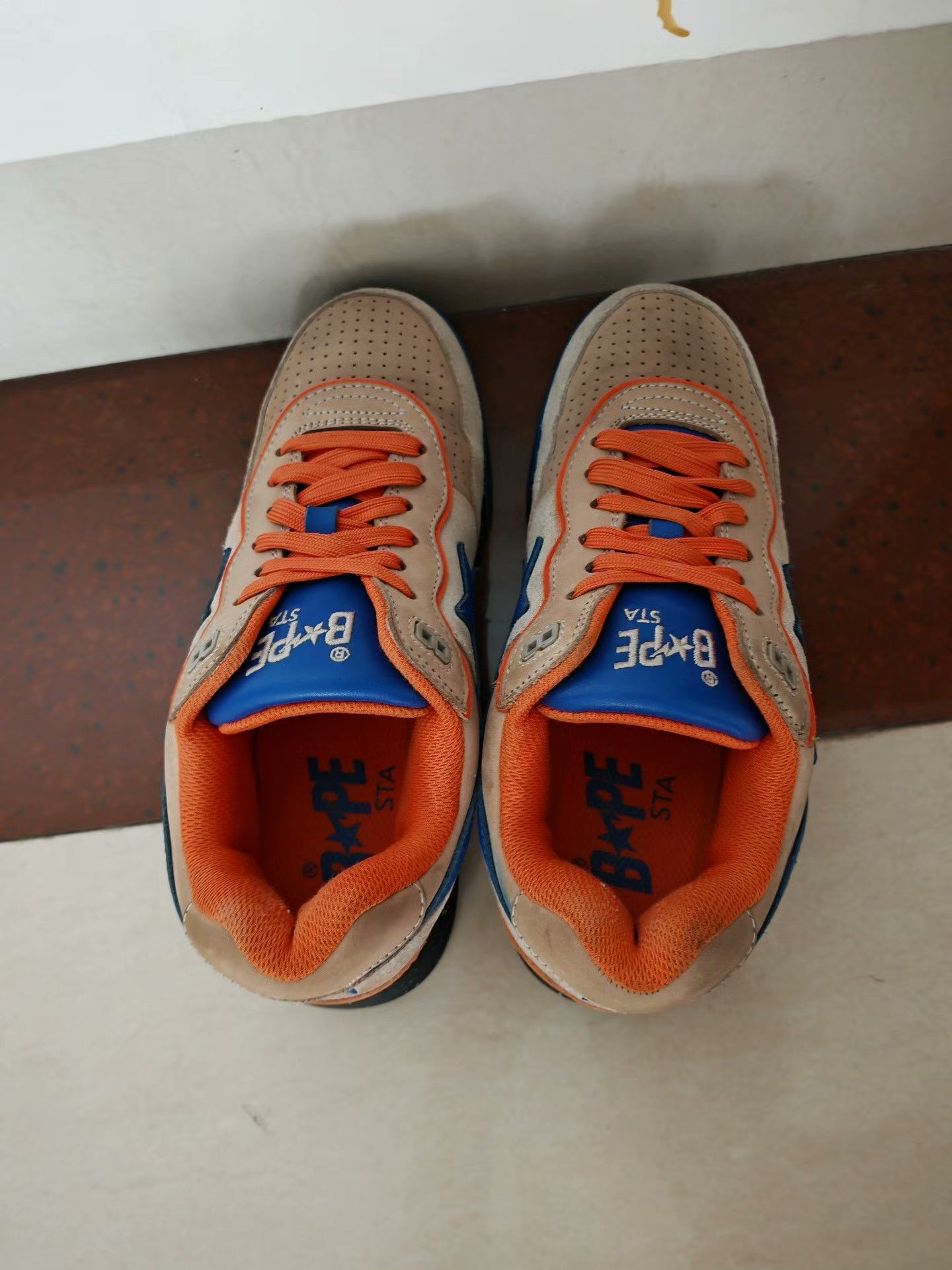 Bape Bape Blue Lowtop Sneakers 8.5 Men Size US 8.5 / EU 41-42 - 5 Thumbnail