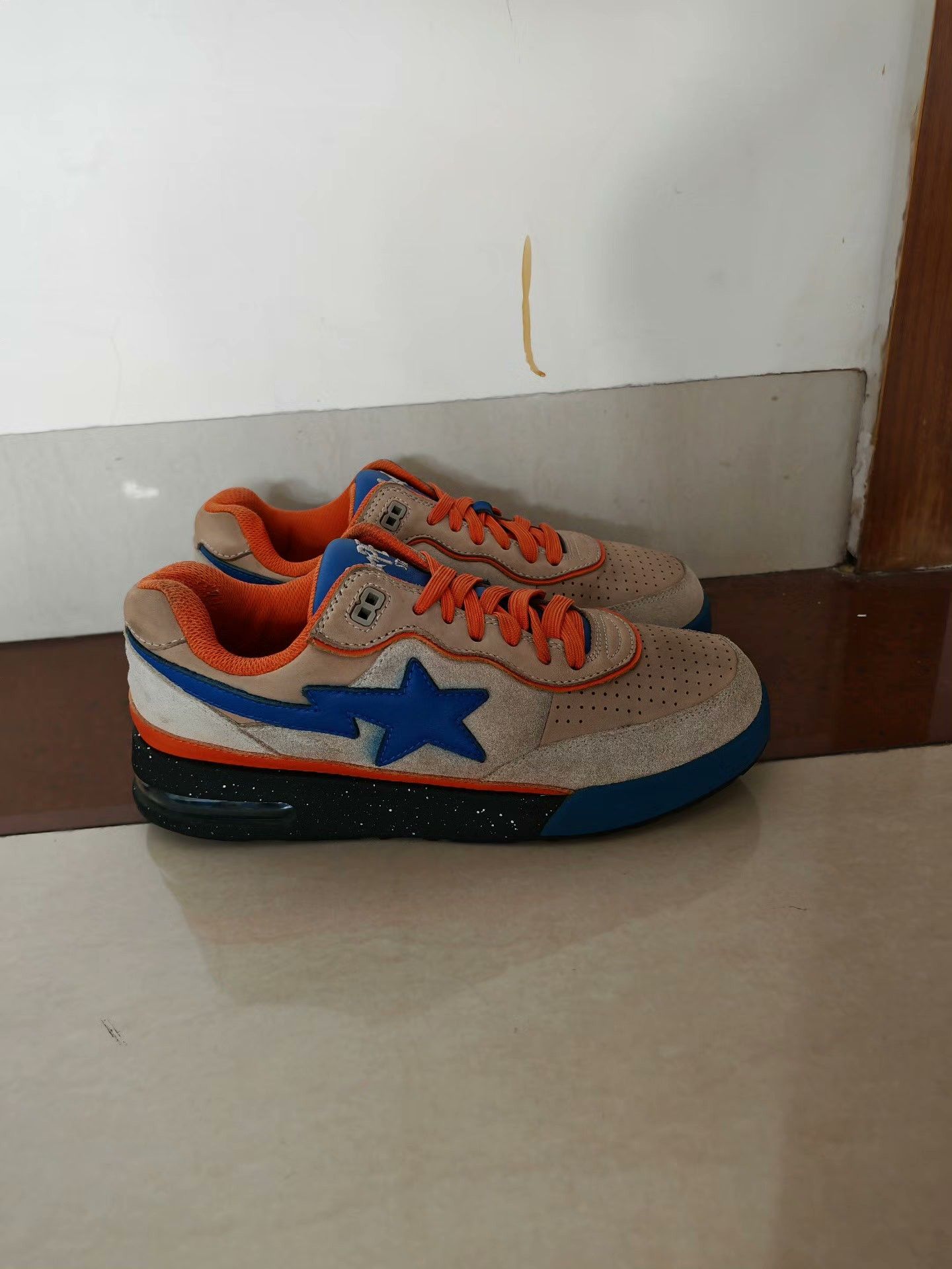 Bape Bape Blue Lowtop Sneakers 8.5 Men Size US 8.5 / EU 41-42 - 3 Thumbnail
