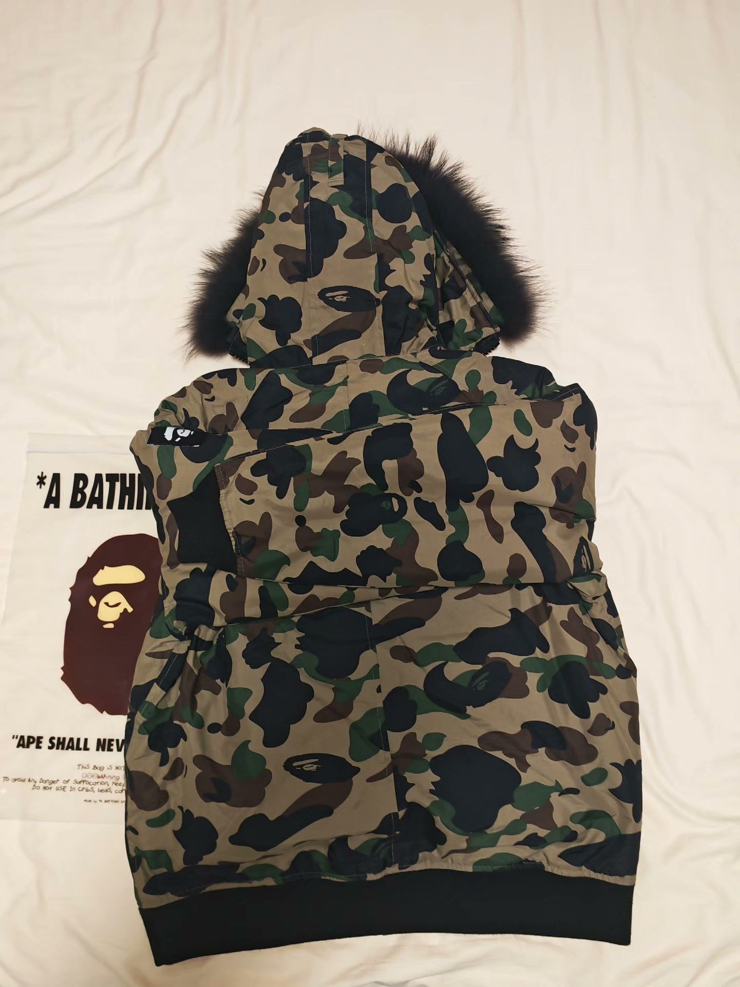 Bape Bape Green Heavy Coat L Men Size US L / EU 52-54 / 3 - 5 Thumbnail