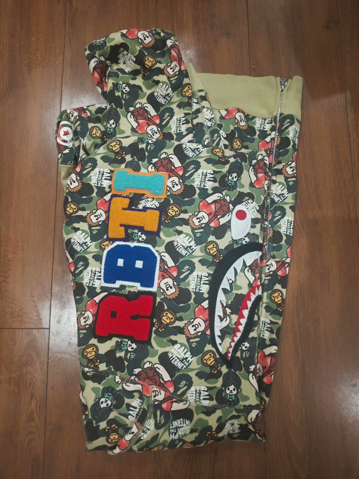 Bape Bape Collab Black Hoodie 2XL Men Size US XS / EU 42 / 0 - 3 Thumbnail