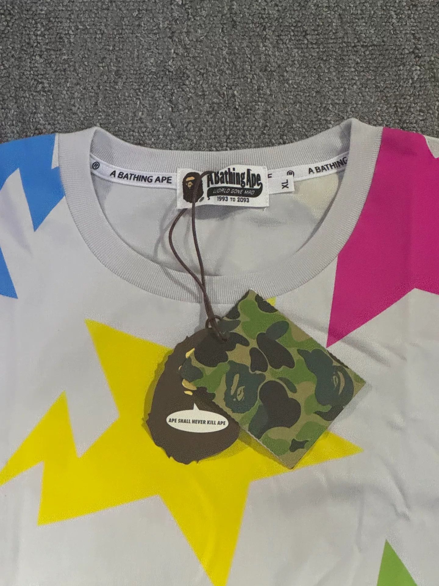 Bape Bape Black T-Shirt XL Men Size US XL / EU 56 / 4 - 3 Thumbnail