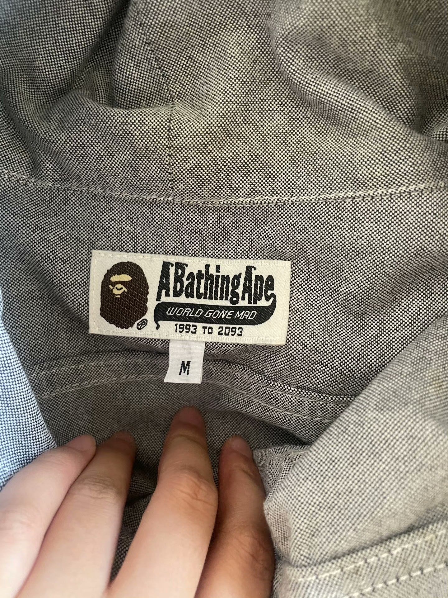 Bape Bape Gray Light Jacket M Men Size US M / EU 48-50 / 2 - 3 Thumbnail