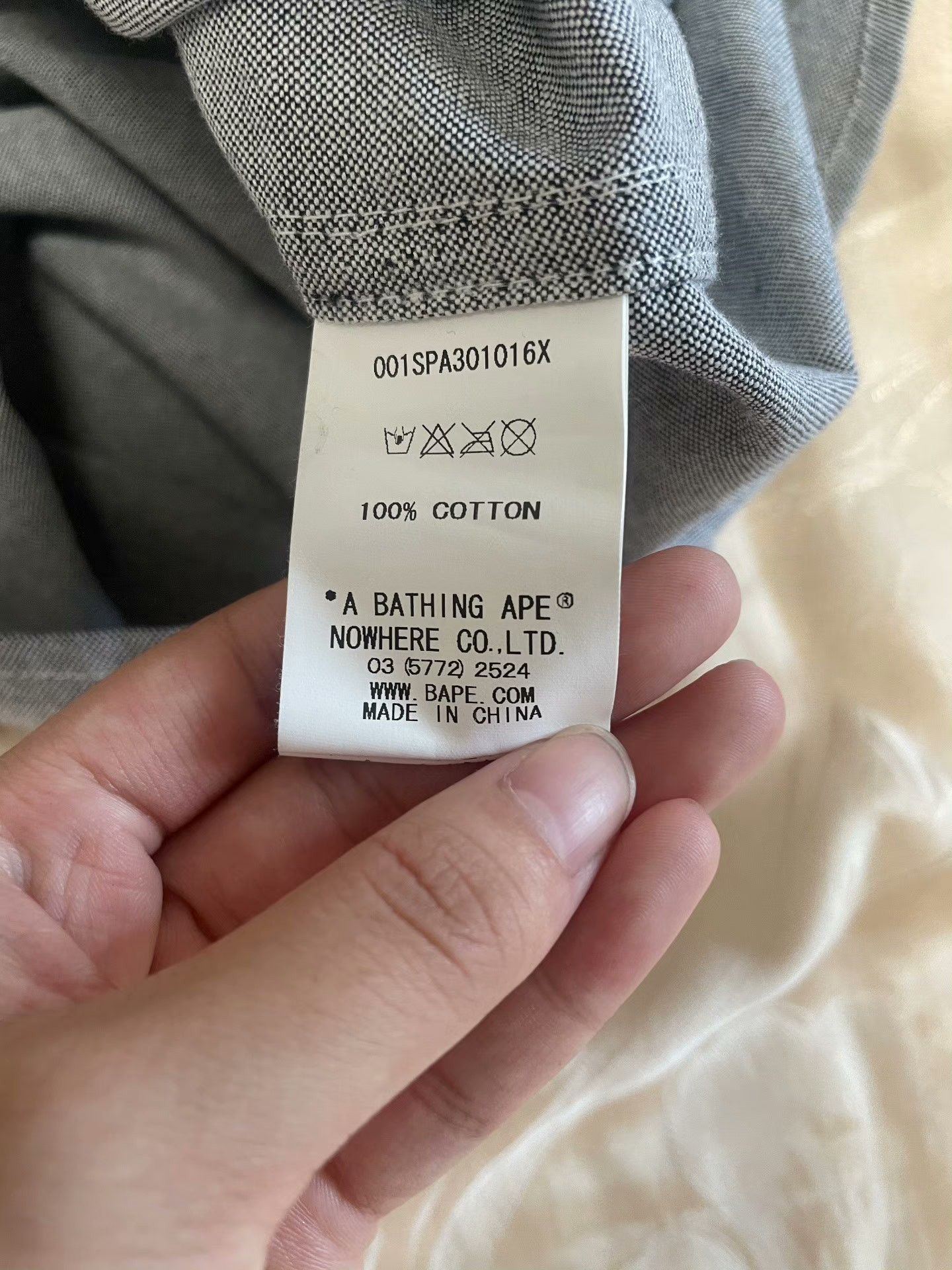 Bape Bape Gray Light Jacket M Men Size US M / EU 48-50 / 2 - 7 Thumbnail