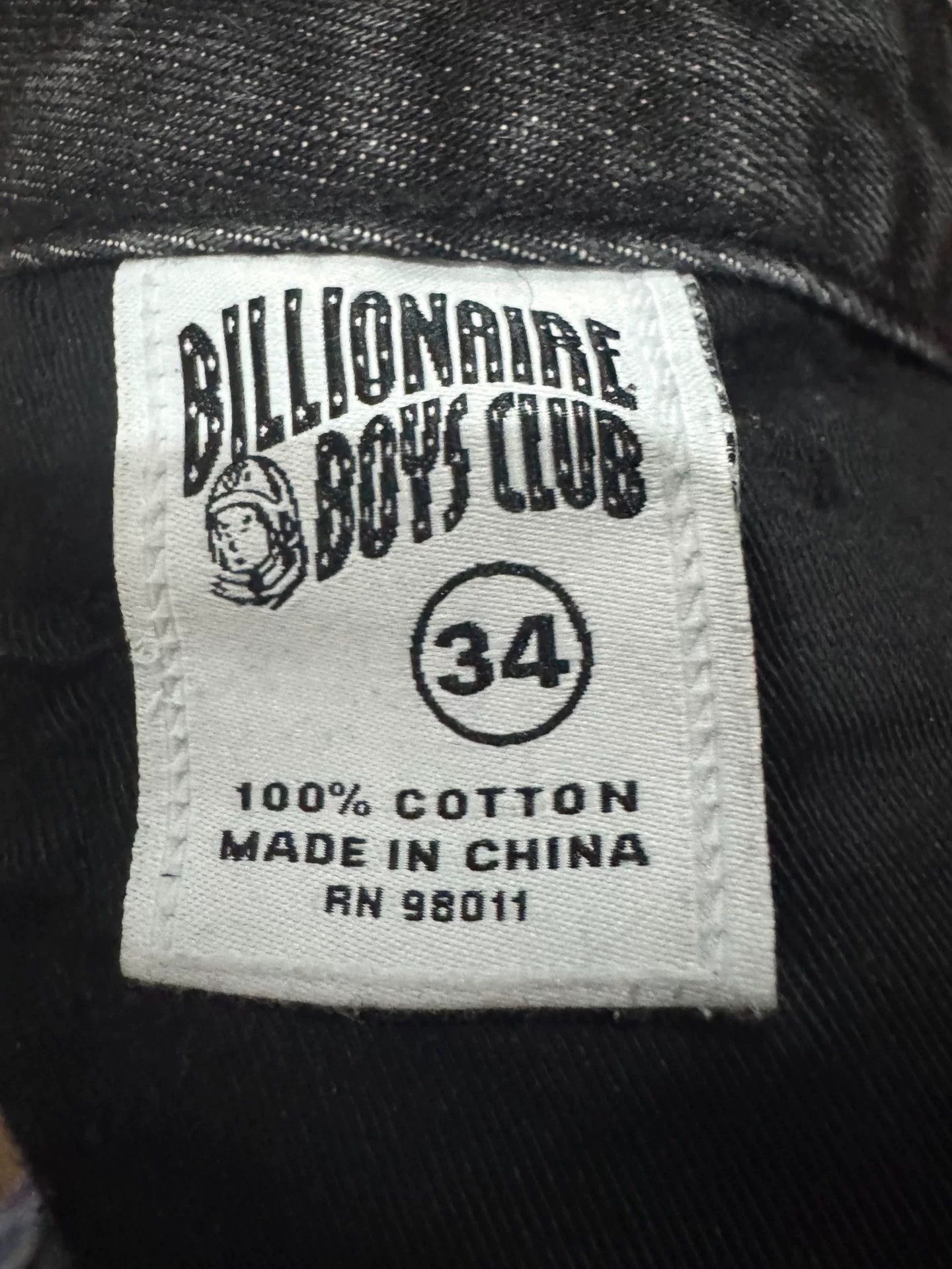 Billionaire Boys Club Billionaire Boys Club Black Denim Jeans 34 Men Size US 34 / EU 50 - 9 Thumbnail