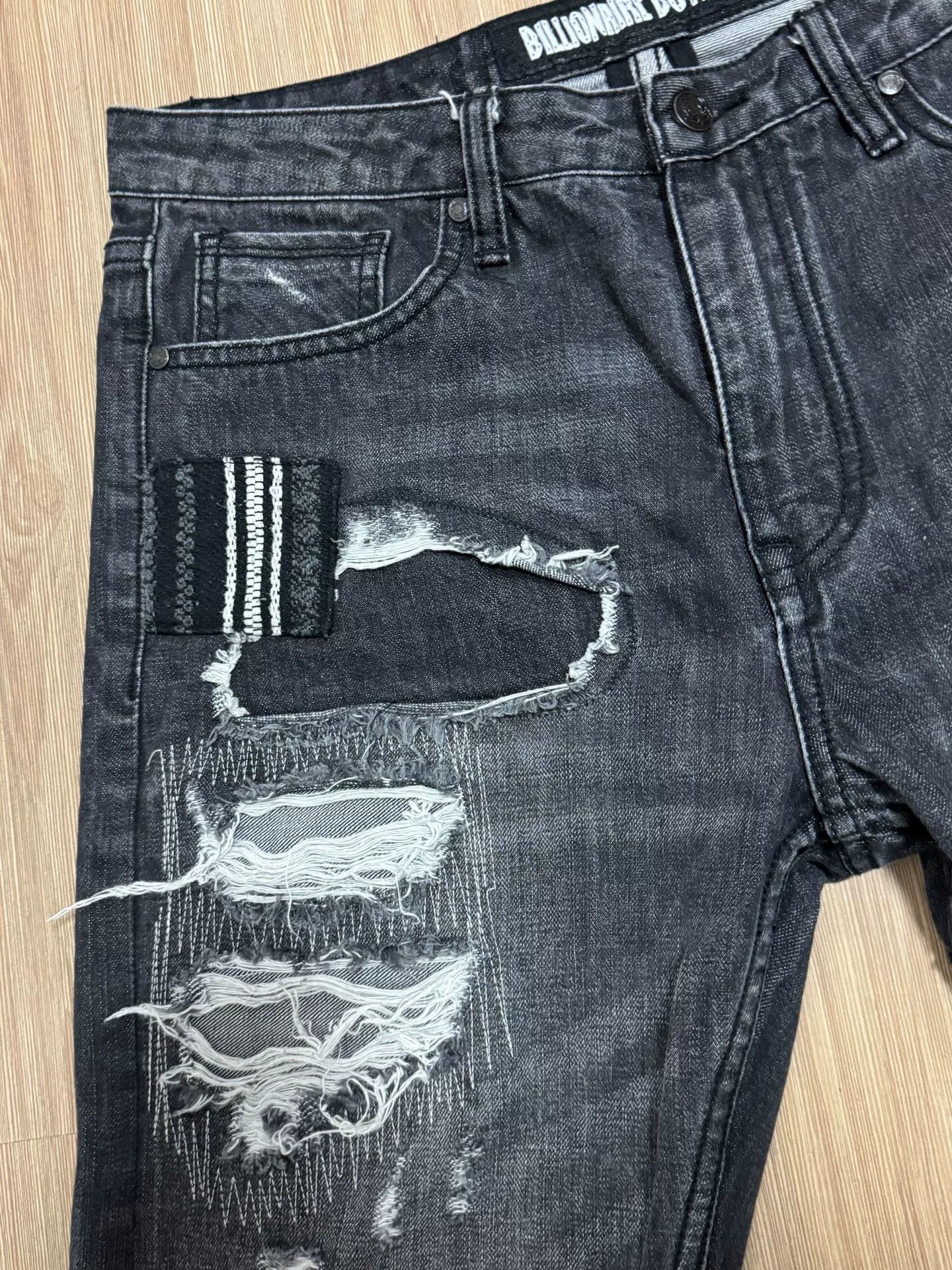 Billionaire Boys Club Billionaire Boys Club Black Denim Jeans 34 Men Size US 34 / EU 50 - 4 Thumbnail