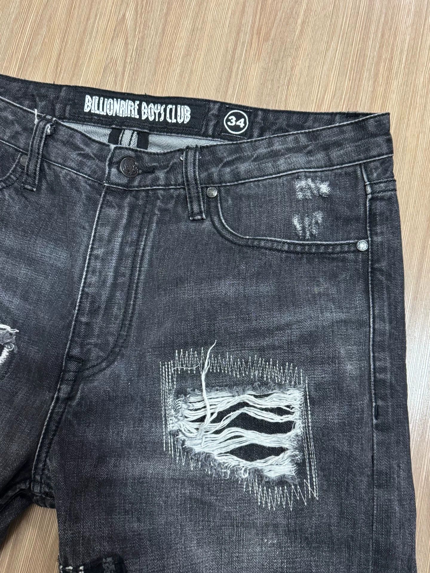 Billionaire Boys Club Billionaire Boys Club Black Denim Jeans 34 Men Size US 34 / EU 50 - 3 Thumbnail