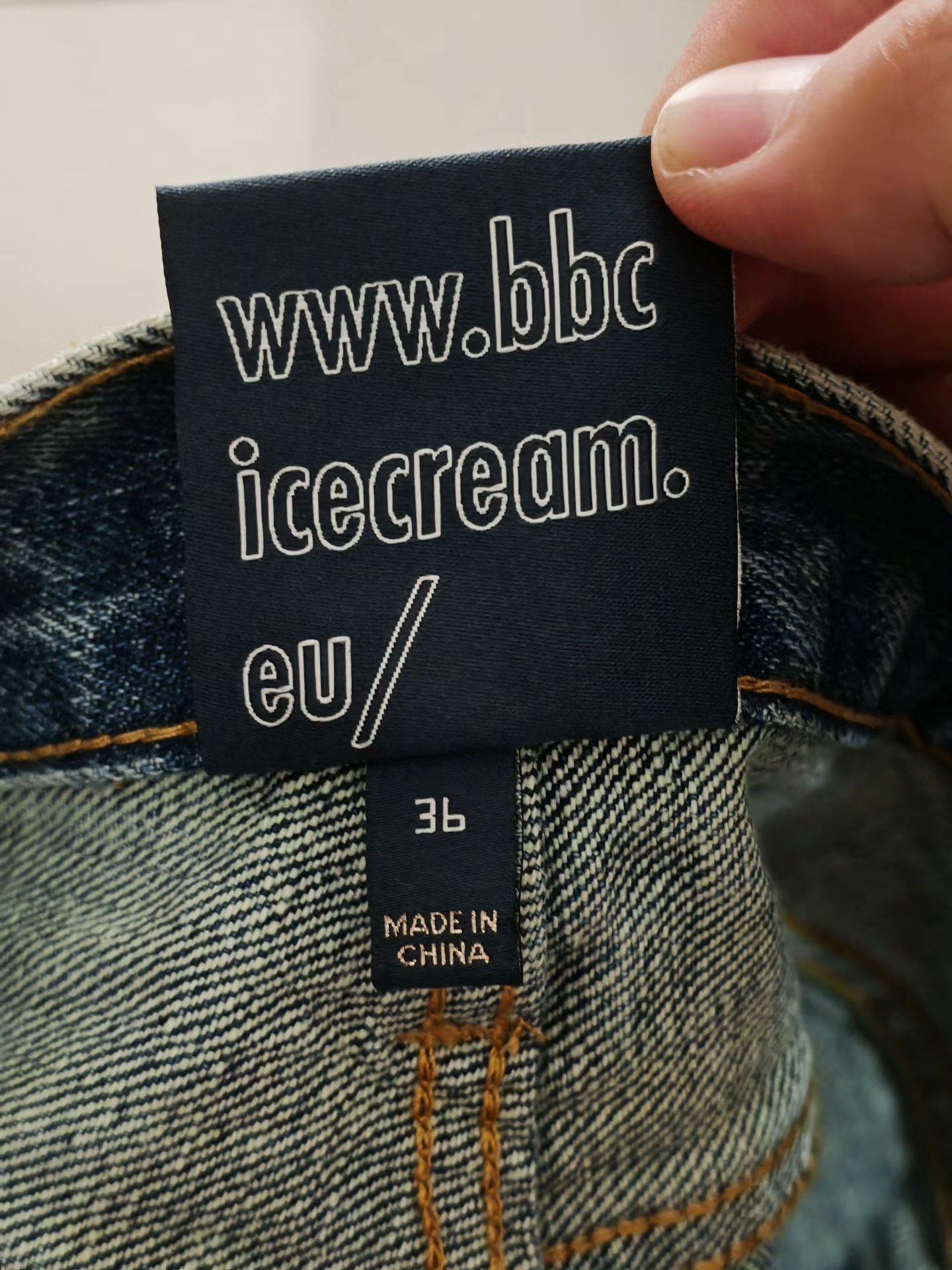 Icecream Icecream Beige Denim Jeans 36 Men Size US 36 / EU 52 - 8 Thumbnail