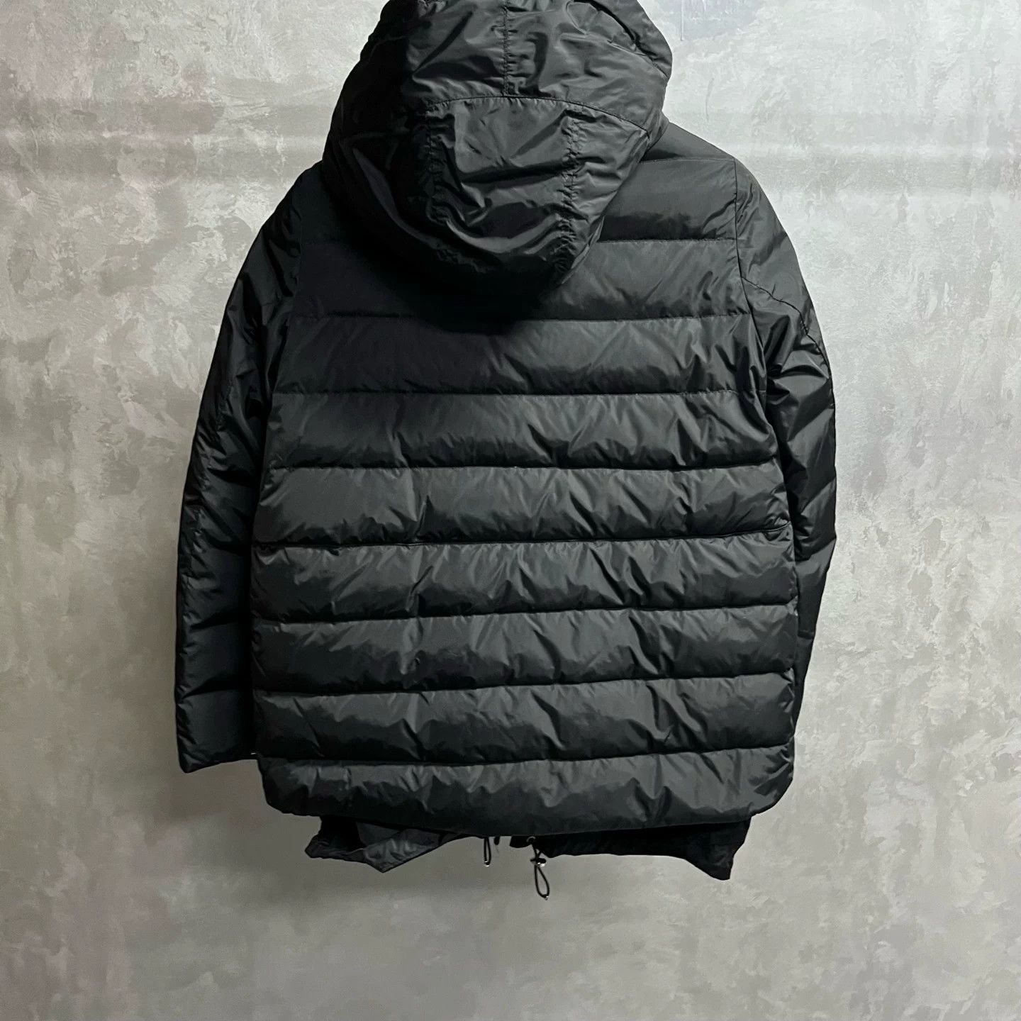 Moncler Moncler Striped Black Down Jacket 1 Women Size XS / US 0-2 / IT 36-38 - 6 Thumbnail