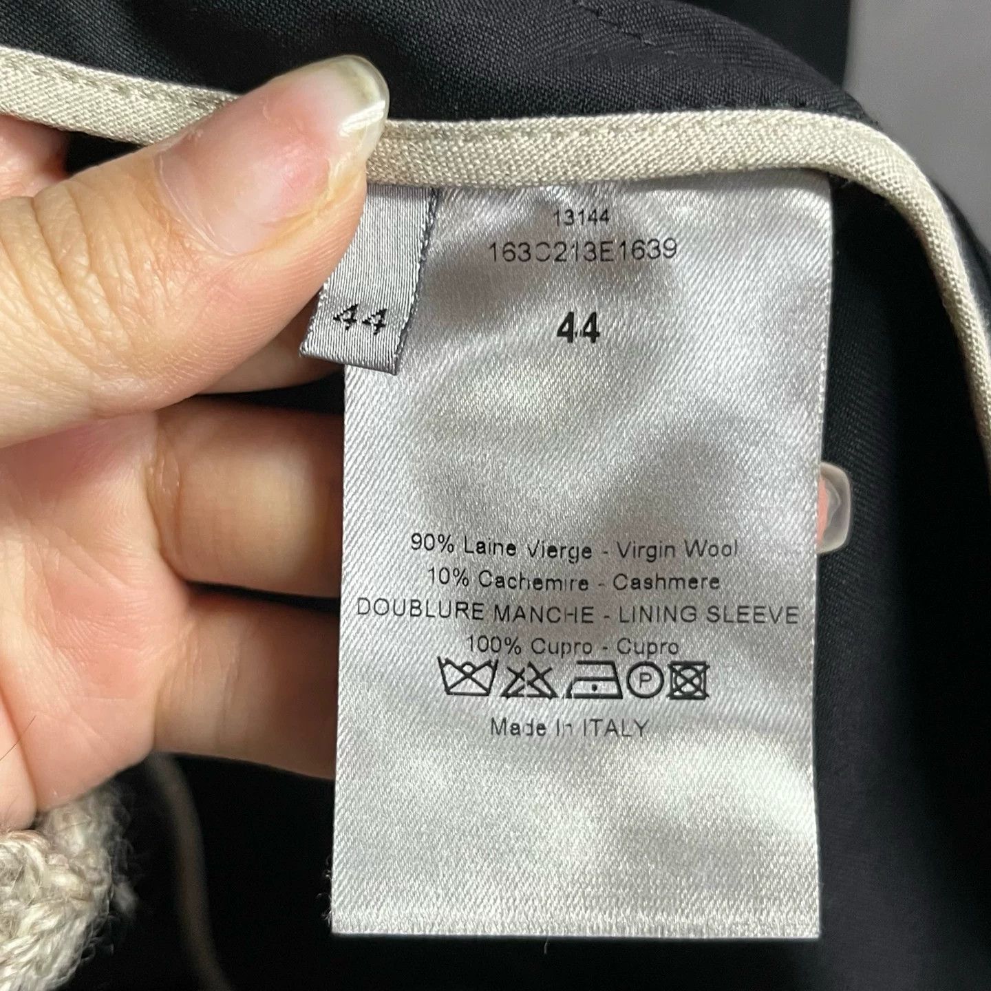 Dior Dior Formal Black T-Shirt 44 Women Size L / US 10 / IT 46 - 3 Thumbnail