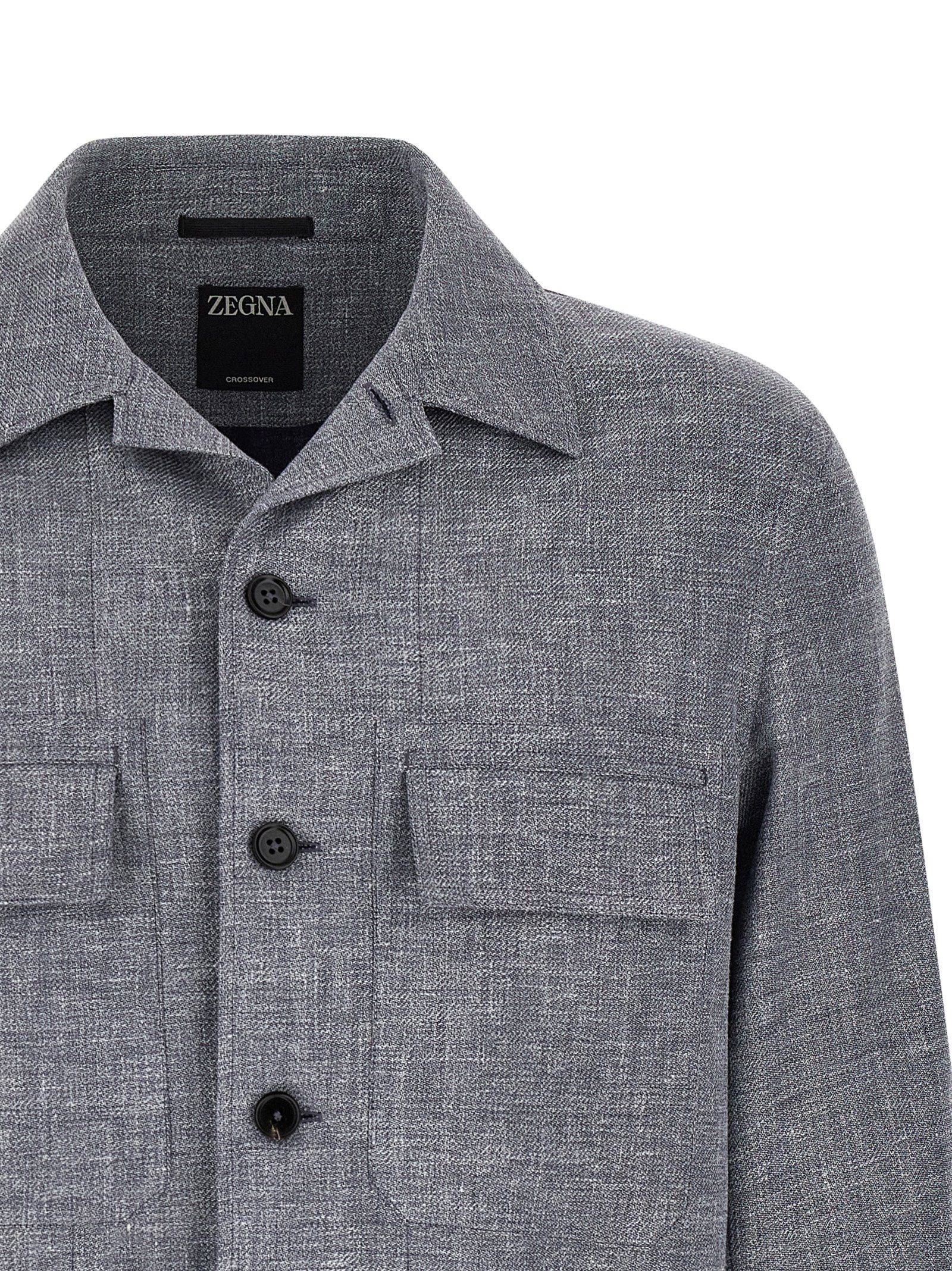 Ermenegildo Zegna 'Crossover' Overshirt Size US M / EU 48-50 / 2 - 3 Thumbnail