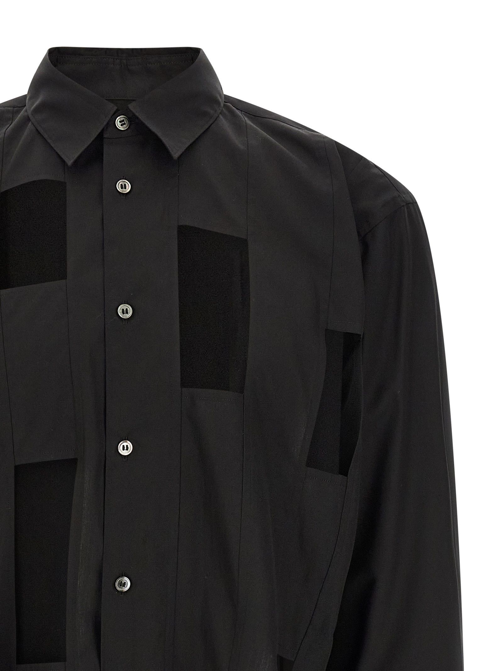 Comme des Garcons Homme Plus Geometric Cut-Out Shirt Size US XL / EU 56 / 4 - 3 Thumbnail