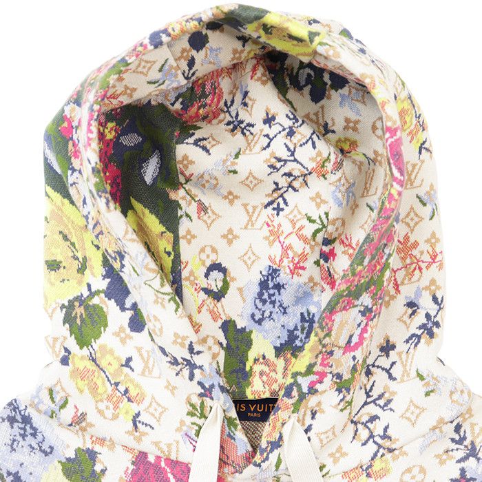 Louis Vuitton Louis Vuitton Louis Vuitton Monogram Flower Jacquard Hoodie Textile Sweatshirts & Hoodies DUTY FREE for USA Size ONE SIZE - 3 Thumbnail