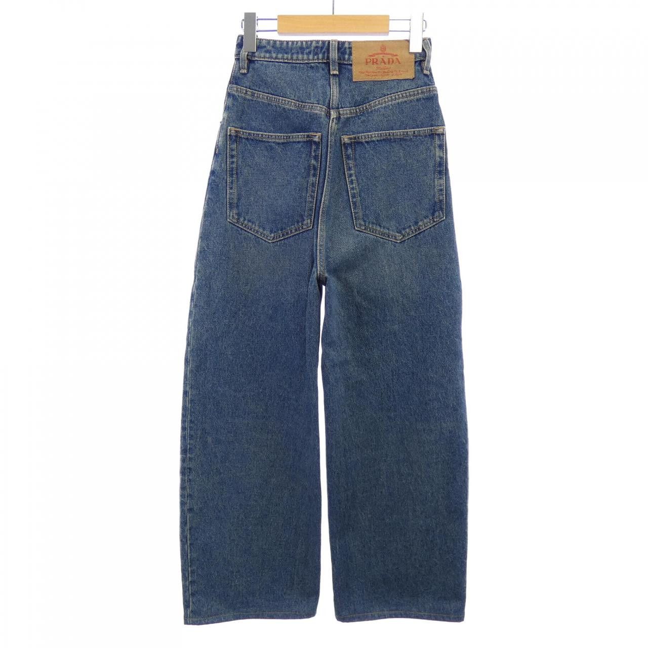 Prada Prada Prada Denim Jeans Textile Jeans GFP519SOOO12OY DUTY FREE for USA Size ONE SIZE - 2 Thumbnail