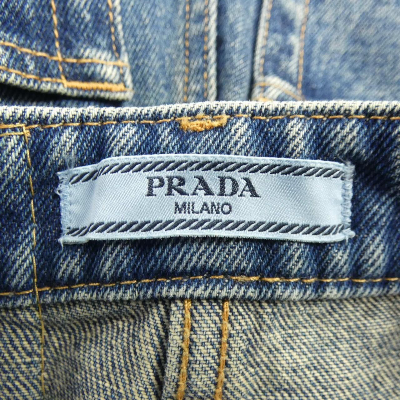 Prada Prada Prada Denim Jeans Textile Jeans GFP519SOOO12OY DUTY FREE for USA Size ONE SIZE - 4 Thumbnail