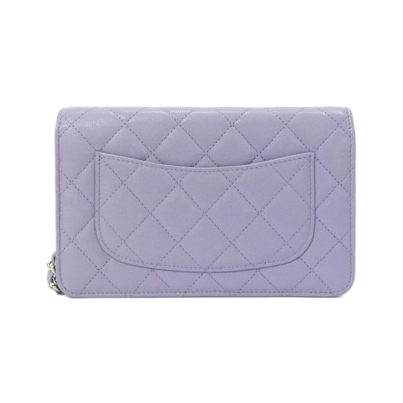 Chanel Chanel Chanel Caviar Skin Chain Wallet Leather Shoulder AP4082 DUTY FREE for USA Size ONE SIZE - 2 Thumbnail