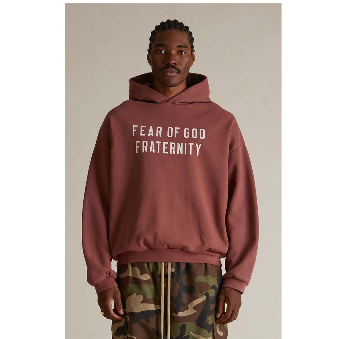 Essentials Fear of God Crimson Heavy Fleece Hoodie Size US S / EU 44-46 / 1 - 2 Thumbnail