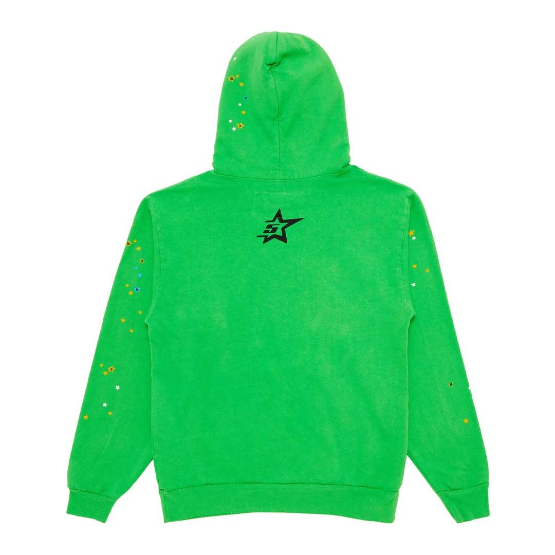 Sp5der Slime Green Rhinestone Punk V2 Hoodie Size US L / EU 52-54 / 3 - 2 Thumbnail