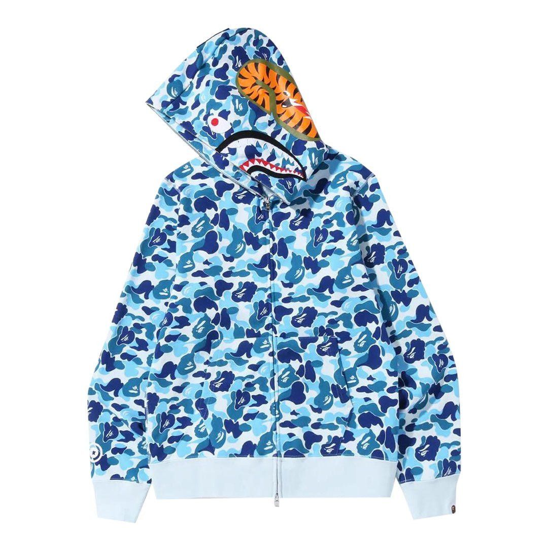 Bape ABC Camo Shark Full Zip Hoodie 'Blue' Size US S / EU 44-46 / 1 - 3 Thumbnail